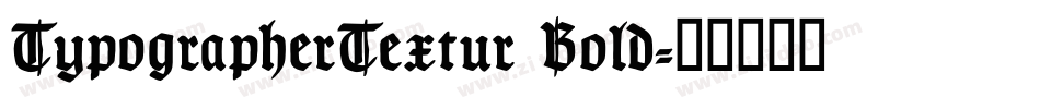 TypographerTextur Bold字体转换